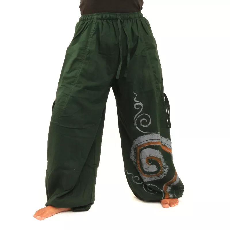 Thai Hippie Hose Spiral Muster