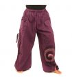 Pantalones hippie tailandeses en espiral