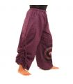 Pantalones hippie tailandeses en espiral