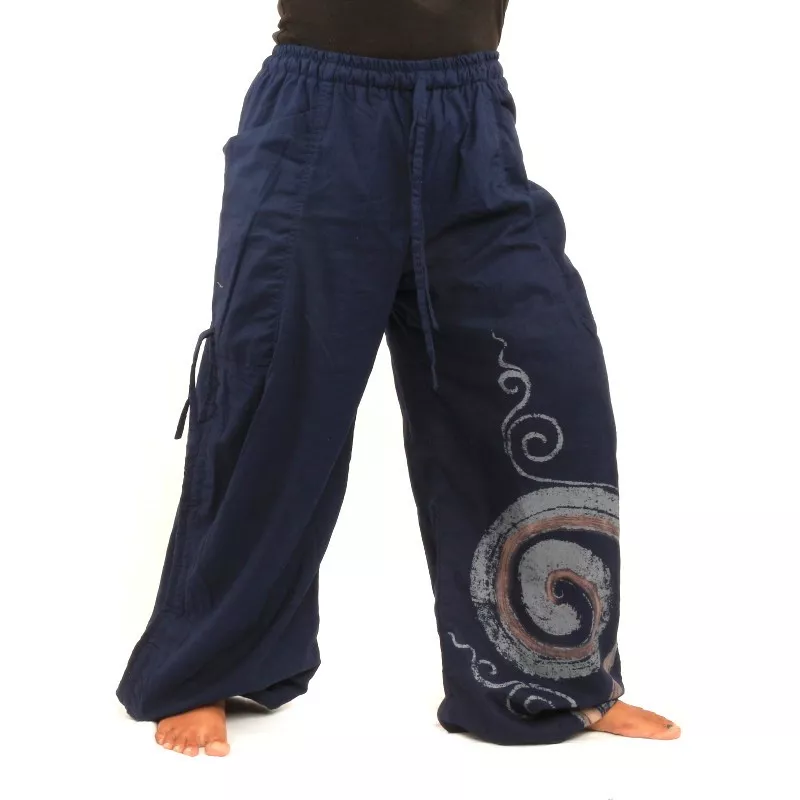 Thai Hippie Hose Spiral Muster