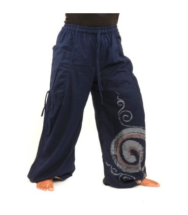 Thai Hippie Hose Spiral Muster
