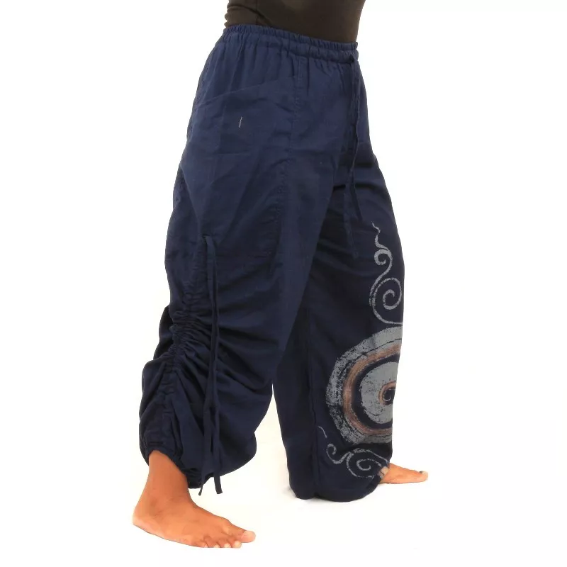 Thai Hippie Hose Spiral Muster