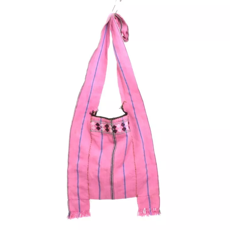 Sac à bandoulière en coton - brodé à la main
