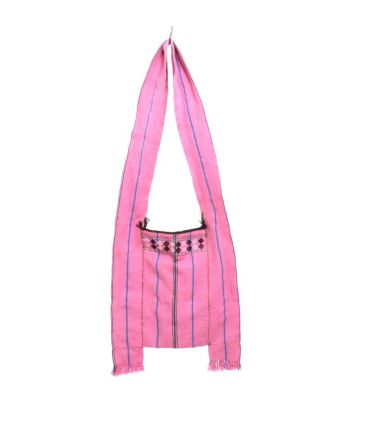 Sac à bandoulière en coton - brodé à la main