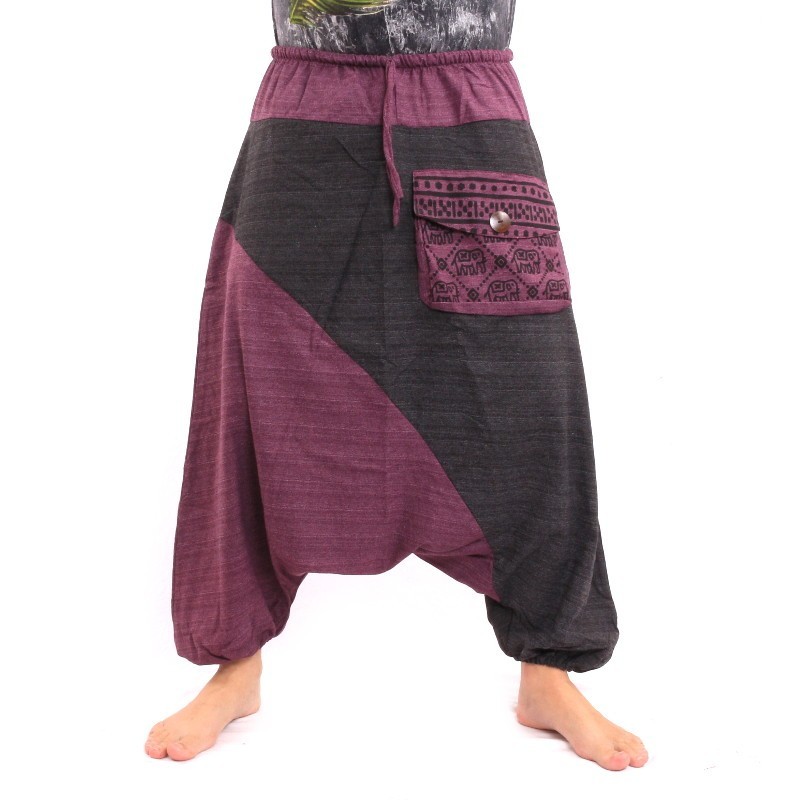 Aladdin pants two-colored ARY-B3