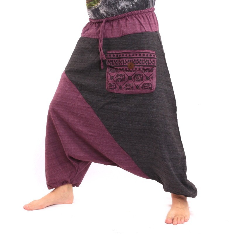 Aladdin pants two-colored ARY-B3