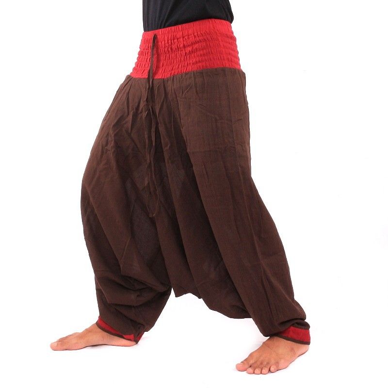 Pantalones Anchos - marrón oscuro