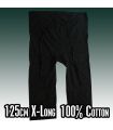 Pantalones de pescador tailandeses negros - extra largos