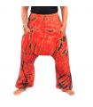 Pantalon en stretch hippie batik