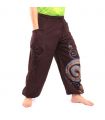 Pantalones hippie tailandeses en espiral