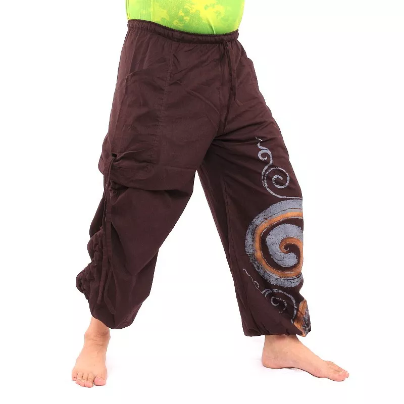 Thai Hippie Hose Spiral Muster
