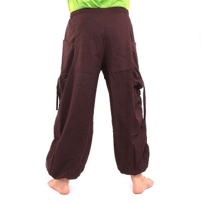 Pantalon hippie thaïlandais à motif spiralé