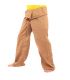 Pantalon Thai Fisherman Cottonmix extra long - marron clair