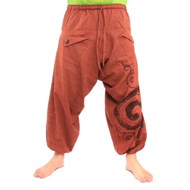Harem pants Boho Chic - orange ARY-A4
