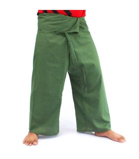 Pantalones de pescador tailandés - verde