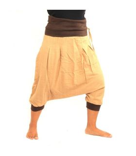 Bloomers women and men with 2 large pockets on the back khaki brown
