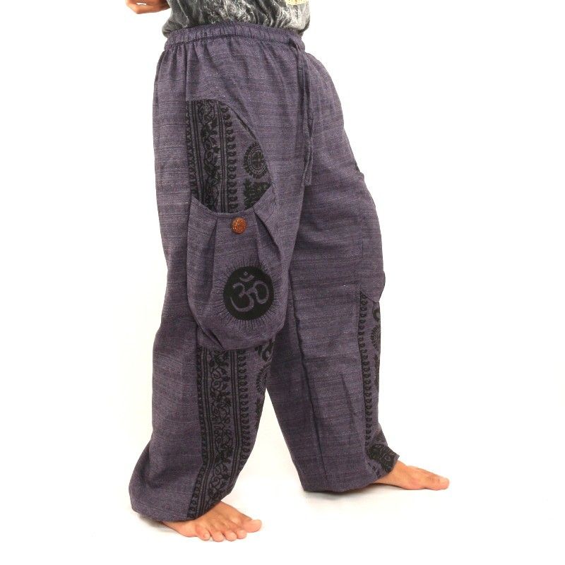 Thai hippie pants to tie Tibet pattern