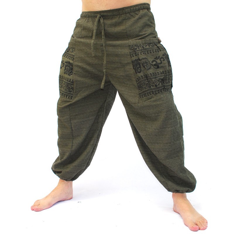 Thai Pants to tie Tibet tribal pattern ATM4