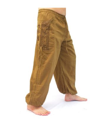 Thai hippie pants for tying Ethno application of heavy cotton