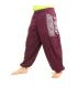 Thai Hippie Hose zum Zubinden Ethno Applikation aus schwerer Baumwolle