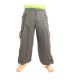 Thai Hippie Hose zum Zubinden Ethno Applikation aus schwerer Baumwolle