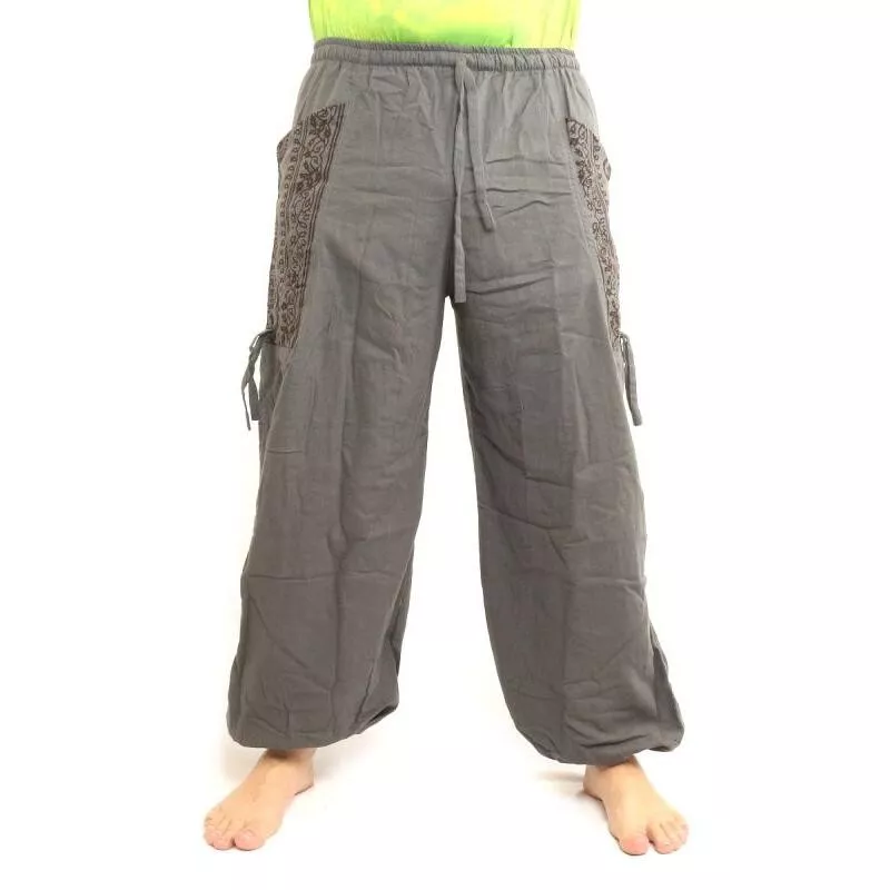 Thai hippie pants for tying Ethno application of heavy cotton