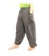 Thai Hippie Hose zum Zubinden Ethno Applikation aus schwerer Baumwolle