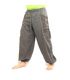 Thai Hippie Hose zum Zubinden Ethno Applikation aus schwerer Baumwolle