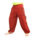 Thai Hippie Hose zum Zubinden Ethno Applikation aus schwerer Baumwolle