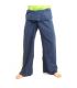 Thai fisherman pants extra long - cotton cornflowers blue