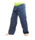 Thai fisherman pants extra long - cotton cornflowers blue