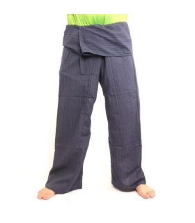 Pantalones de pescador tailandeses Cottonmix extra largos - azul