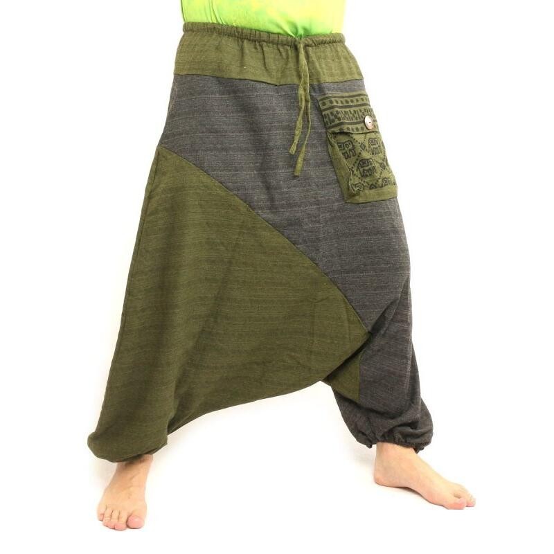 Aladdin pants two-colored ARY-B7