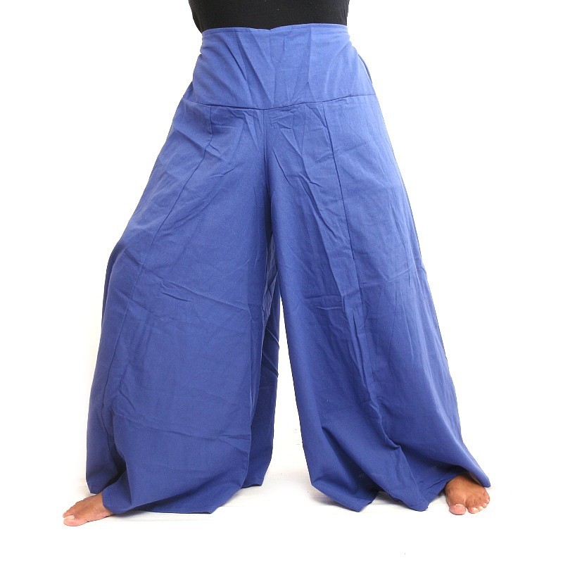 Samurai pants cotton blue SMR-A4