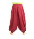 Harem pants cotton red