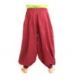 Harem pants cotton red