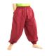 Harem pants cotton red