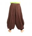 Harem pants cotton brown