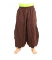 Harem pants cotton brown