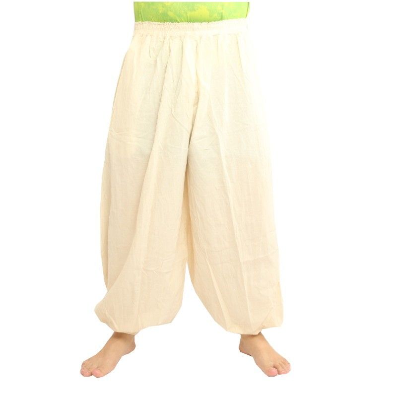 Harem pants cotton uncoloured TCMS-A8