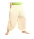 Harem pants cotton undyed