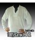 Chemise thaïlandaise en coton blanc taille L