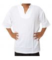Razia Fashion - chemise thaïlandaise légère en coton blanc taille XXL