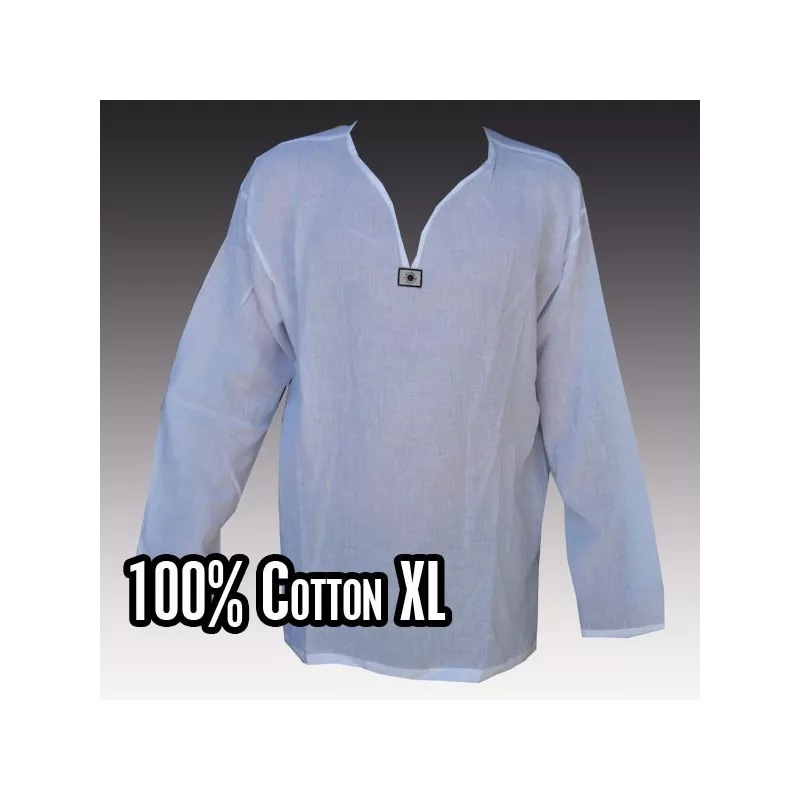 Thai cotton shirt white size XXL