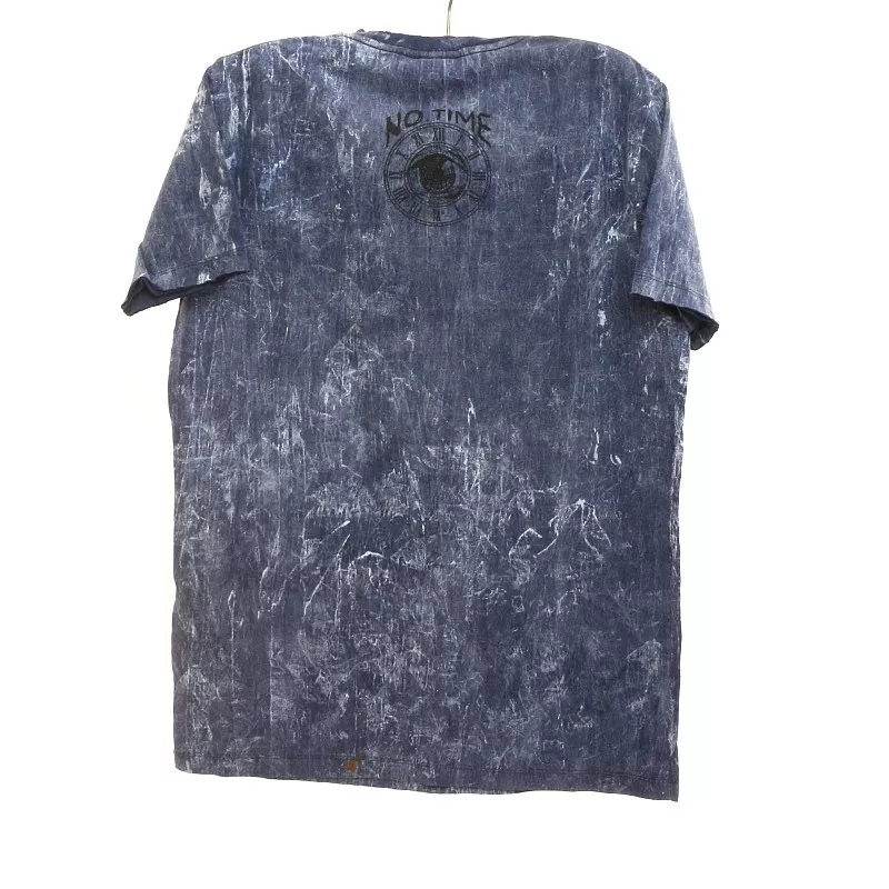 "No Time" T-shirt Size M Stonewashed