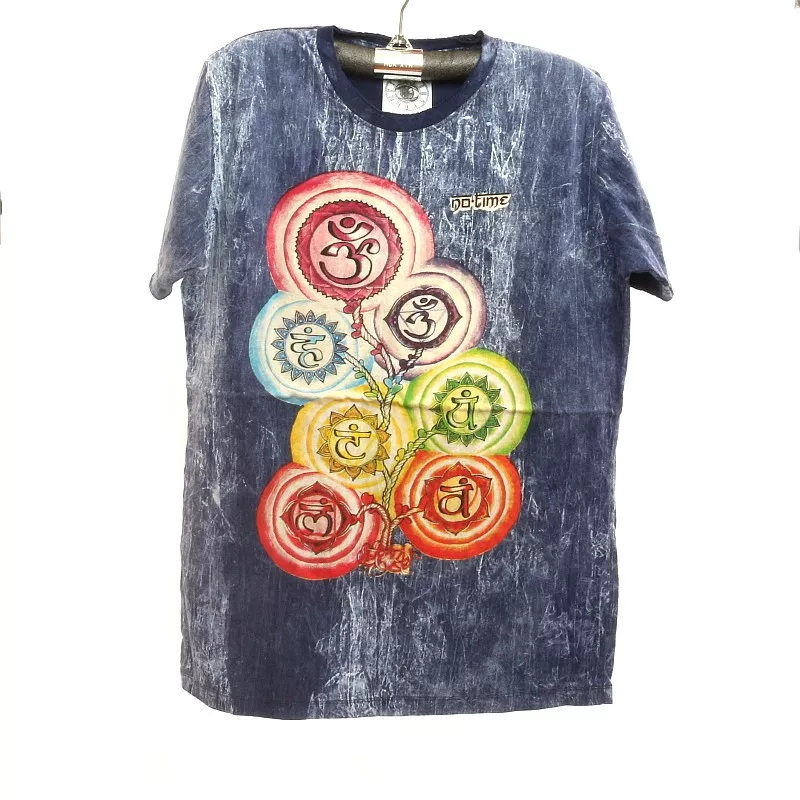 "No Time" T-shirt Size M Stonewashed