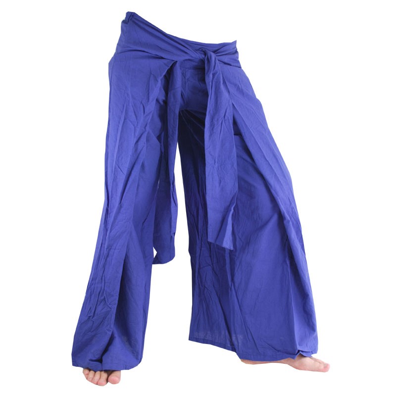 Changing trousers in Chinese style, blue SMRP6