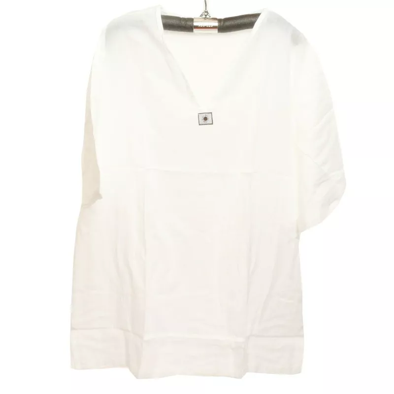 Razia Fashion - Light Thai cotton shirt white size XL