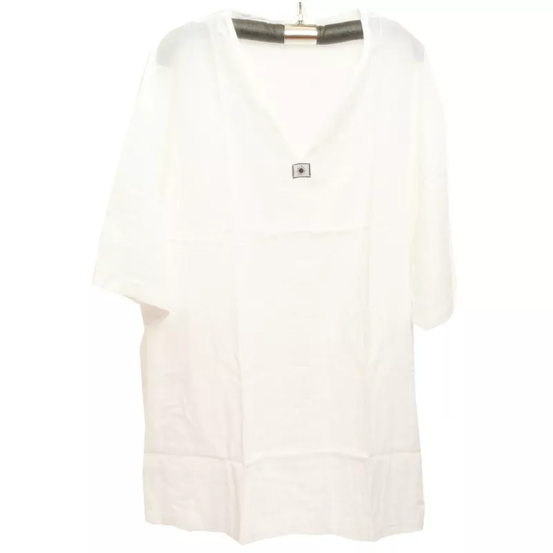 Razia Fashion - Chemise thaïlandaise légère en coton blanc taille XXXL
