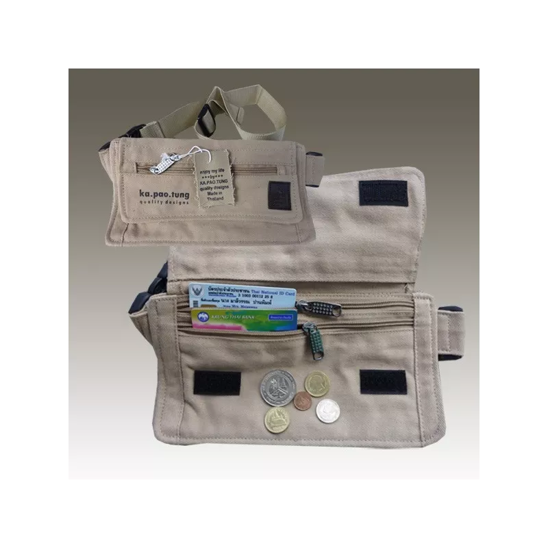 Ka Pao Tung - Geldgürtel/Moneybelt - Beige/Khaki